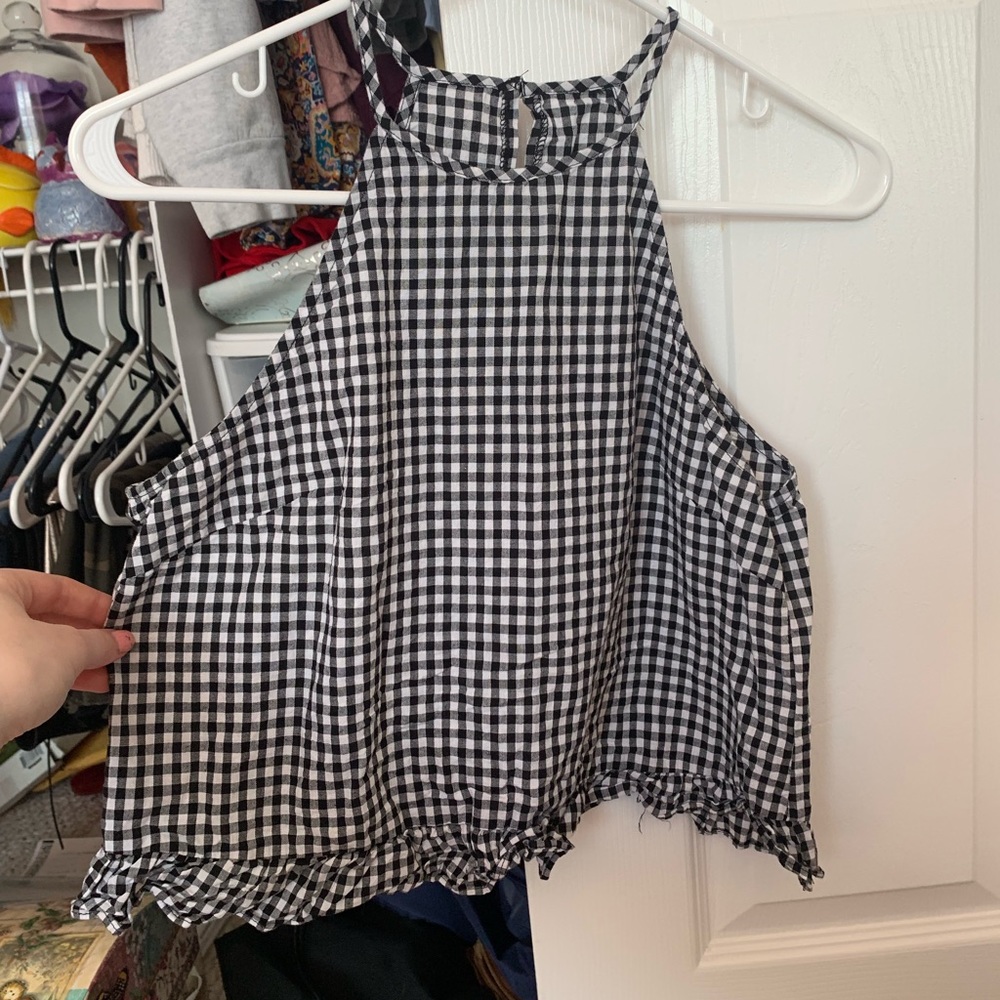 Boutique Gingham Tank